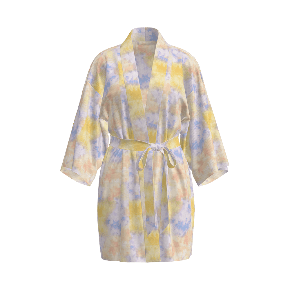 T/Banboo Rayonne/S Pigment Print Drop-needle RIB
