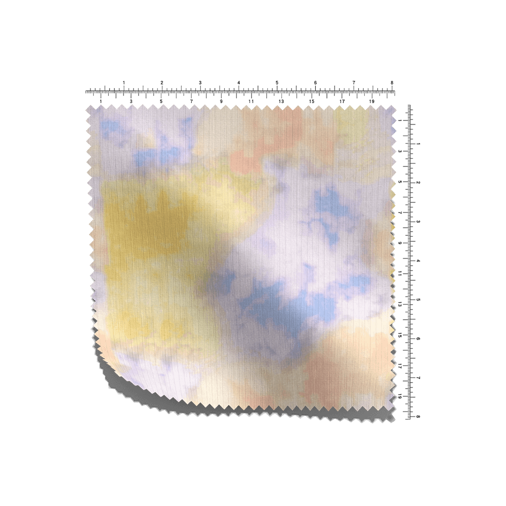 T/Banboo Rayonne/S Pigment Print Drop-needle RIB